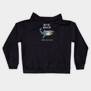 Greenland Shark Bite Back Kids Hoodie